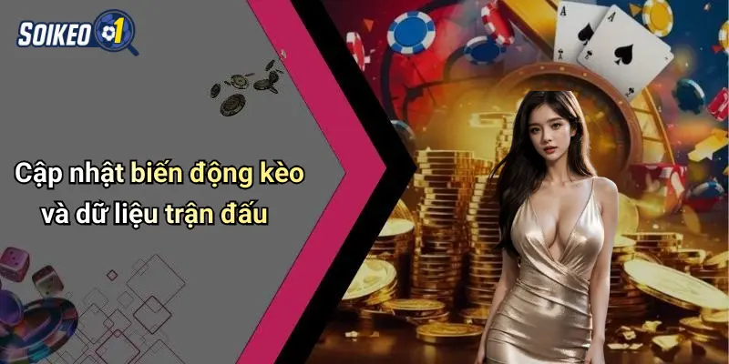 Cập nhật biến động kèo và dữ liệu trận đấu