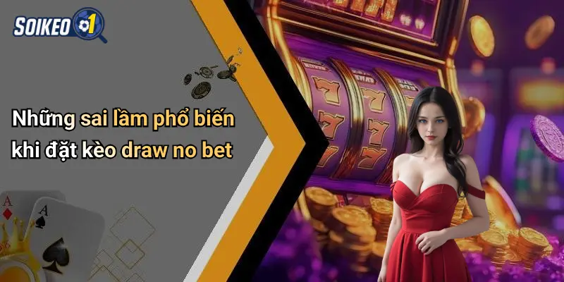Những sai lầm phổ biến khi đặt kèo draw no bet