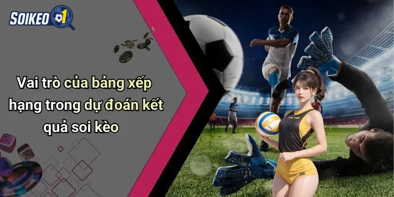 Vai trò của bảng xếp hạng trong dự đoán kết quả soi kèo