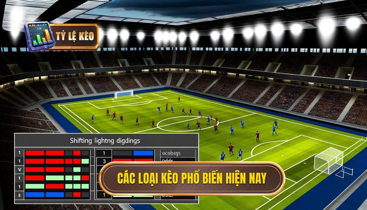 Các loại kèo phổ biến trong thời gian thực