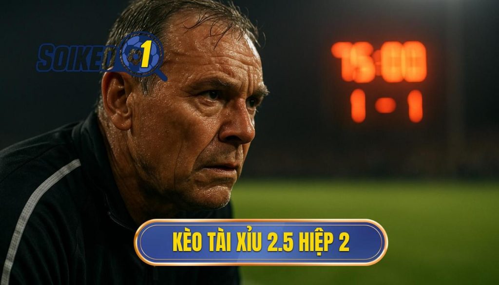 Kèo tài xỉu 2.5 hiệp 2