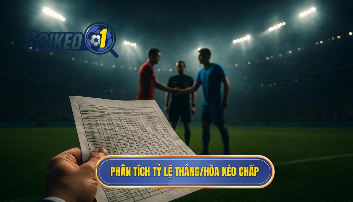 Phân Tích Sâu Sắc Tỷ Lệ Thắng_Hòa Của Kèo Chấp 1 Trái