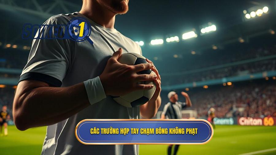 2. Các trường hợp tay chạm bóng không phạt