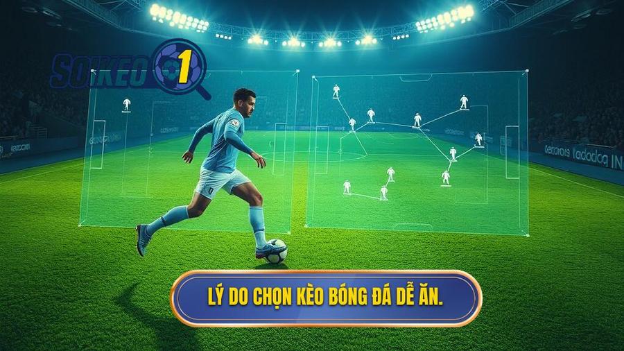 Lý do chọn kèo bóng đá dễ ăn.