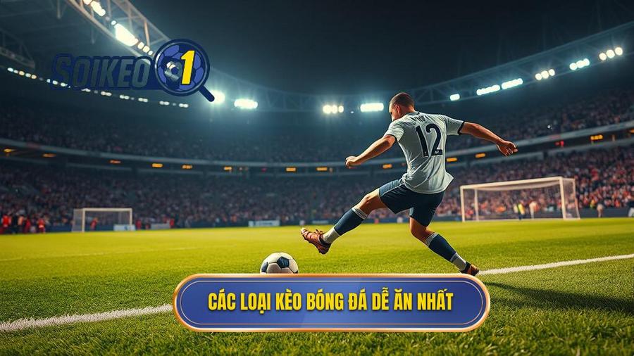 Các loại kèo bóng đá dễ ăn nhất
