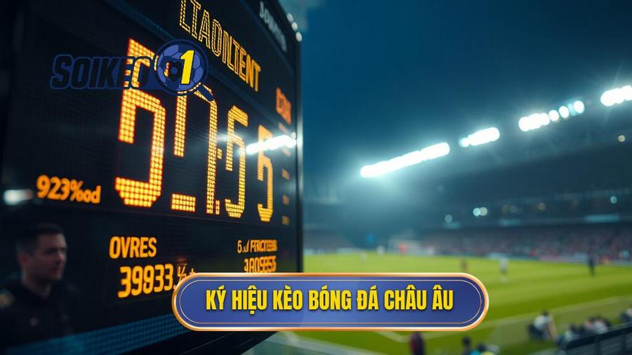 Ký hiệu kèo bóng đá châu Âu