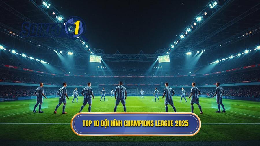 Top 10 đội hình Champions League 2025