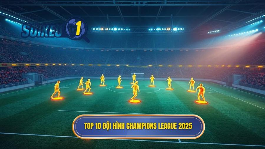 Top 10 đội hình Champions League 2025