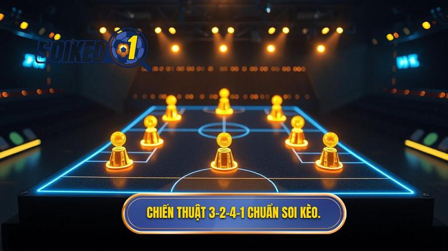 Chiến thuật bóng đá 3-2-4-1: Phân tích chi tiết cách vận hành đỉnh cao